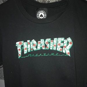 thrasher black shirt